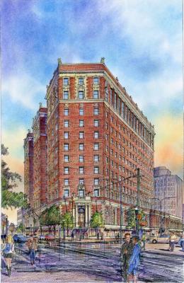 Marriott Syracuse Downtown Named Headquarters For Oncenter Hotel A Rendering Of The Completed Marriott Syracuse Downtown Hotel Is Now Taking Reservations In