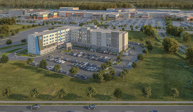 Tru By Hilton Homewood Suites Team Up On Dual Brand In Ny Hotel Rendering