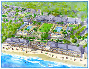 Rendering of Rosewood Miramar Beach Montecito 